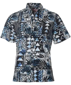 Lucky Lau Button-Up Dress Aloha Shirt