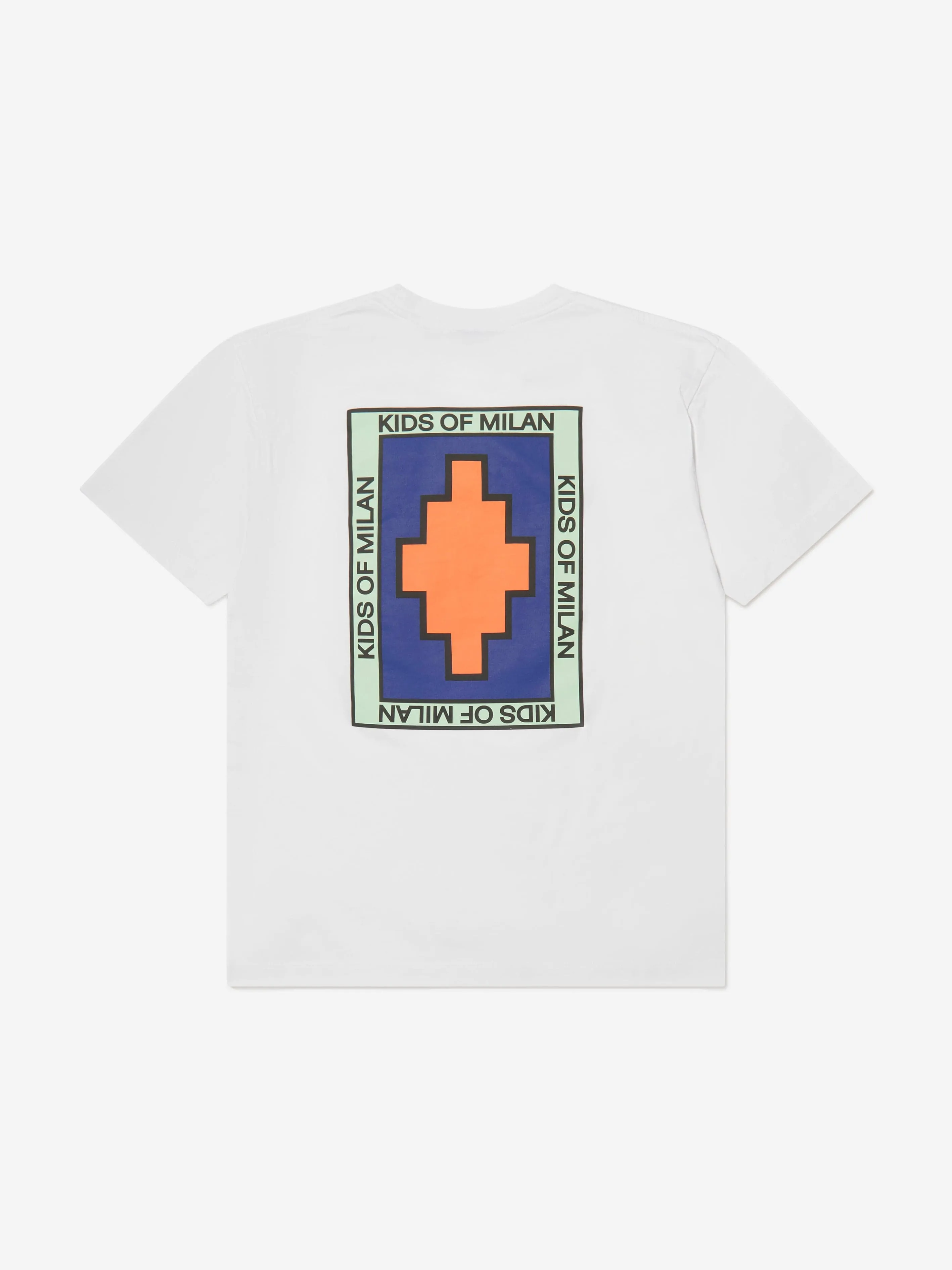 Marcelo Burlon Girls Cotton Short Sleeve Logo T-Shirt