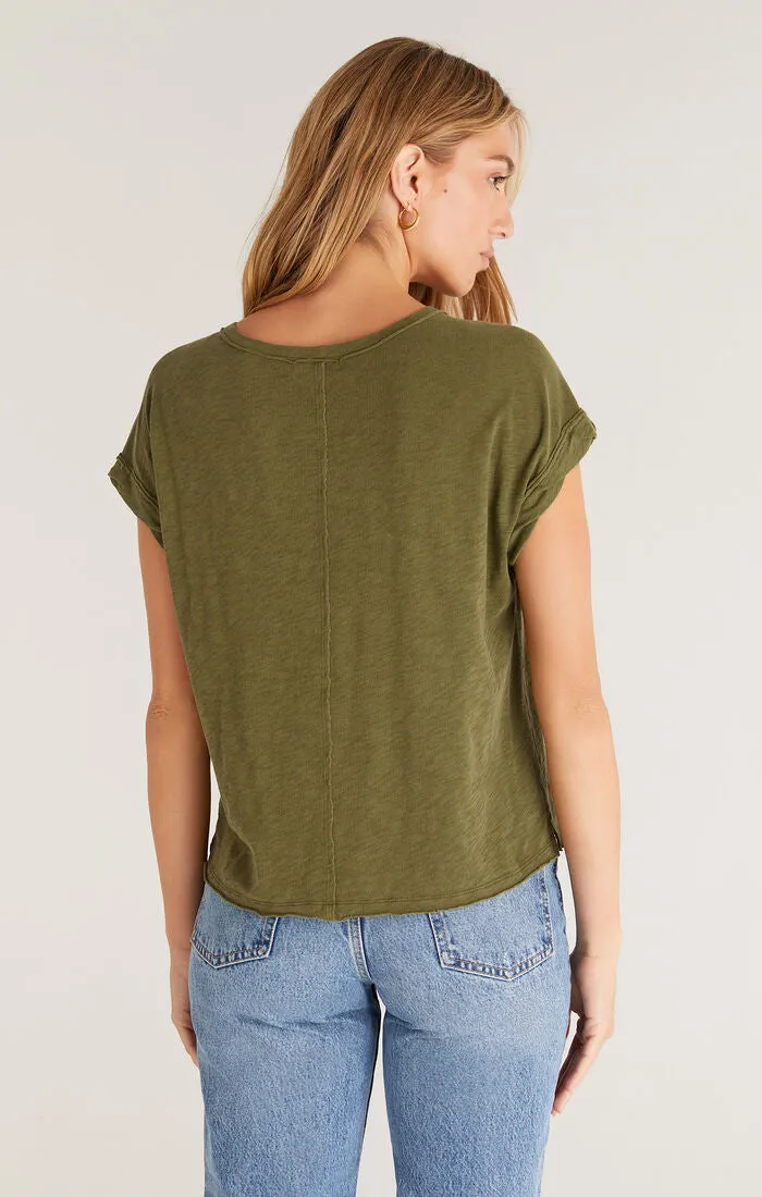 Market Cuffed Tee