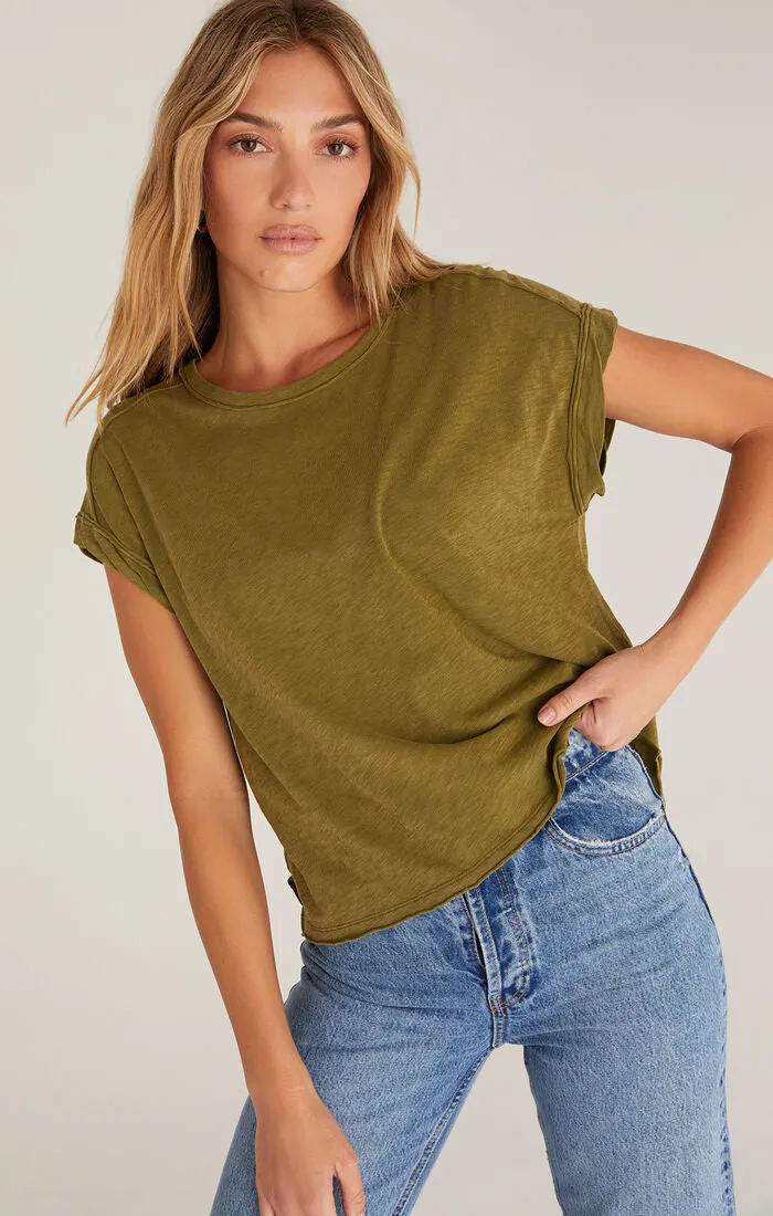 Market Cuffed Tee