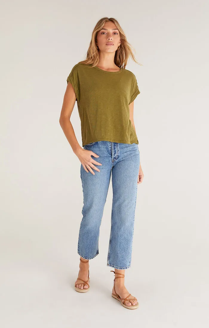 Market Cuffed Tee