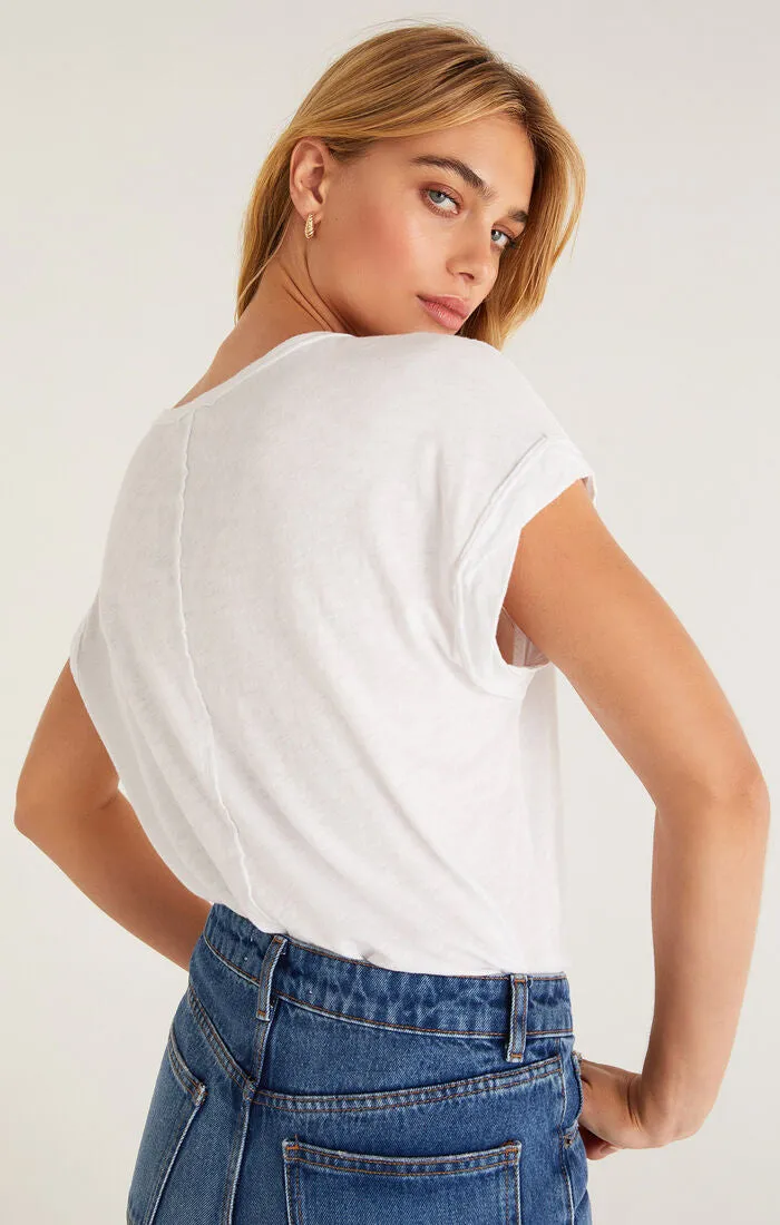 Market Cuffed Tee