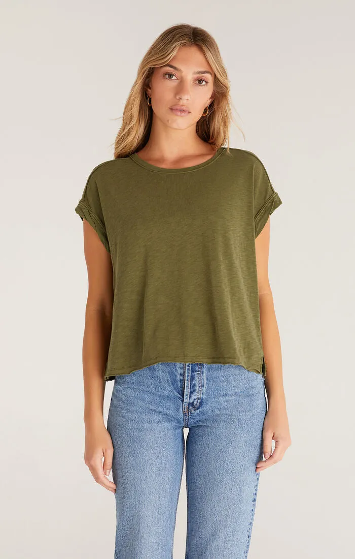 Market Cuffed Tee