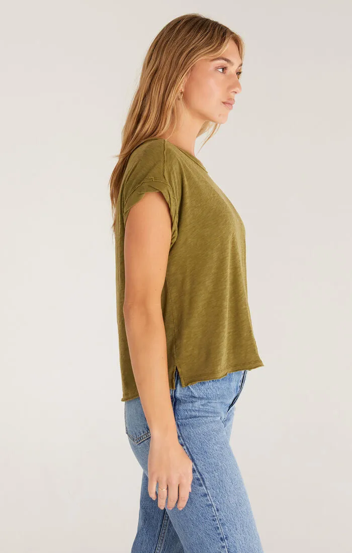 Market Cuffed Tee