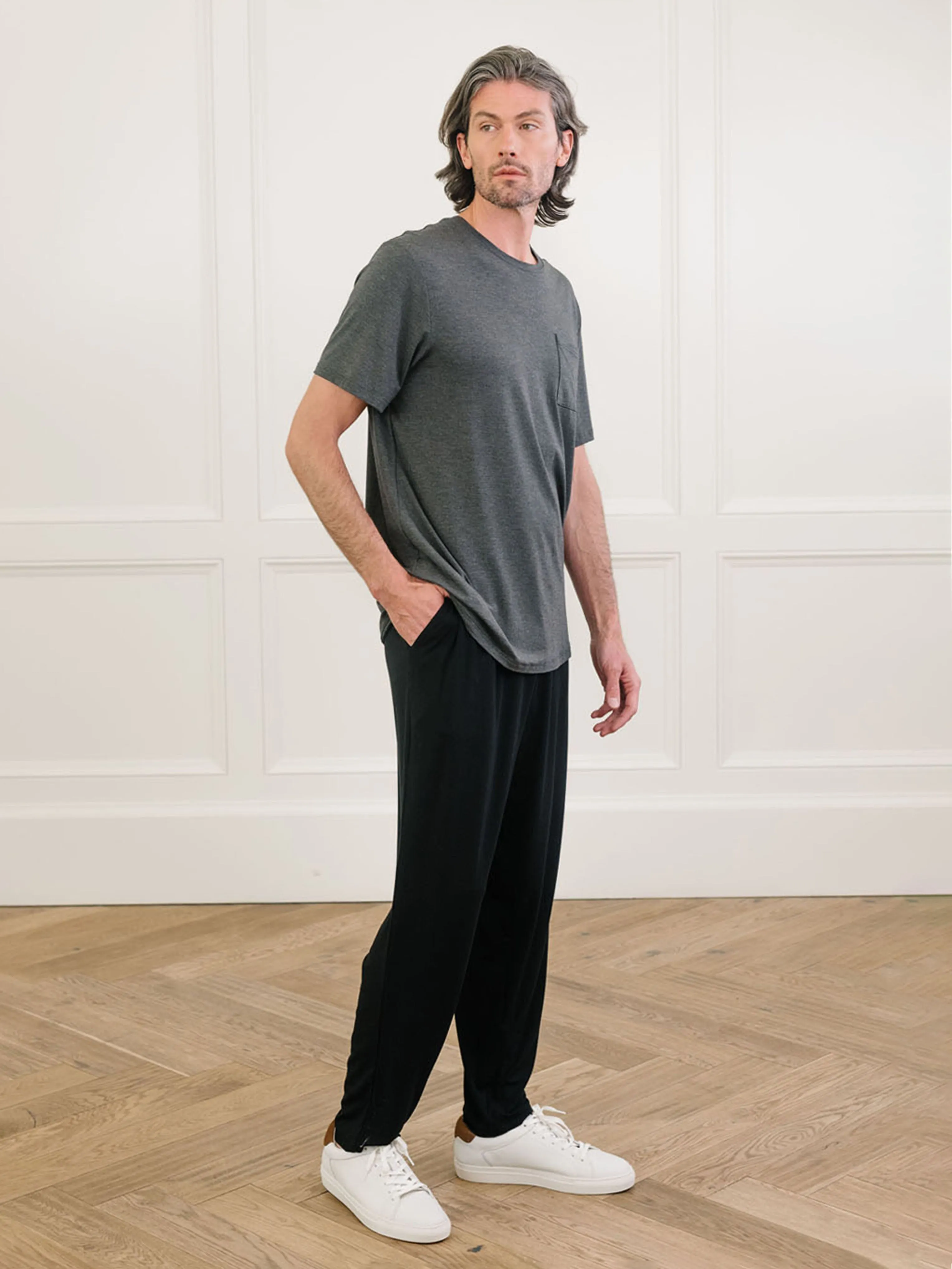 Men's Bamboo Stretch-Knit Lounge Tee