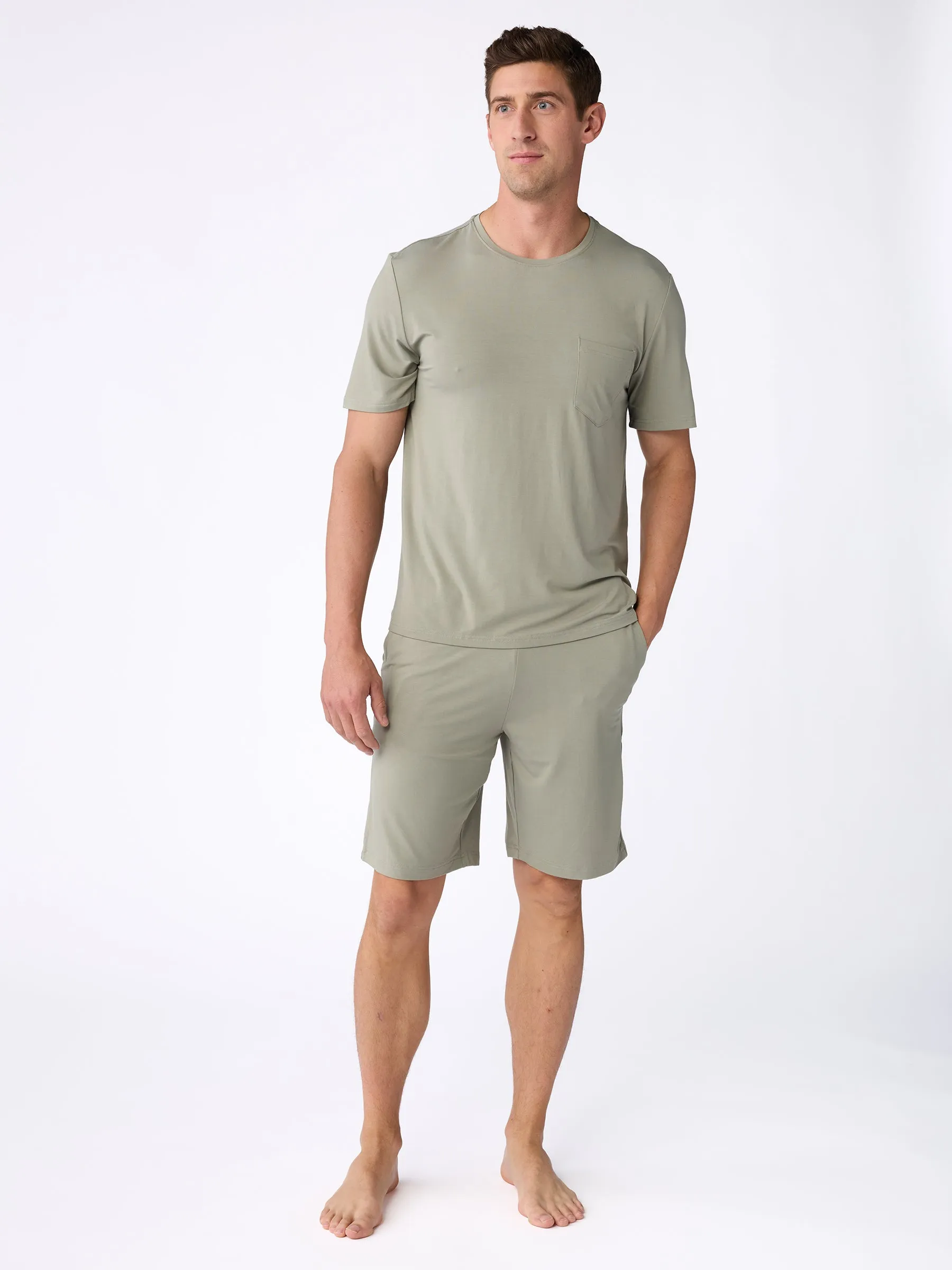 Men's Bamboo Stretch-Knit Lounge Tee