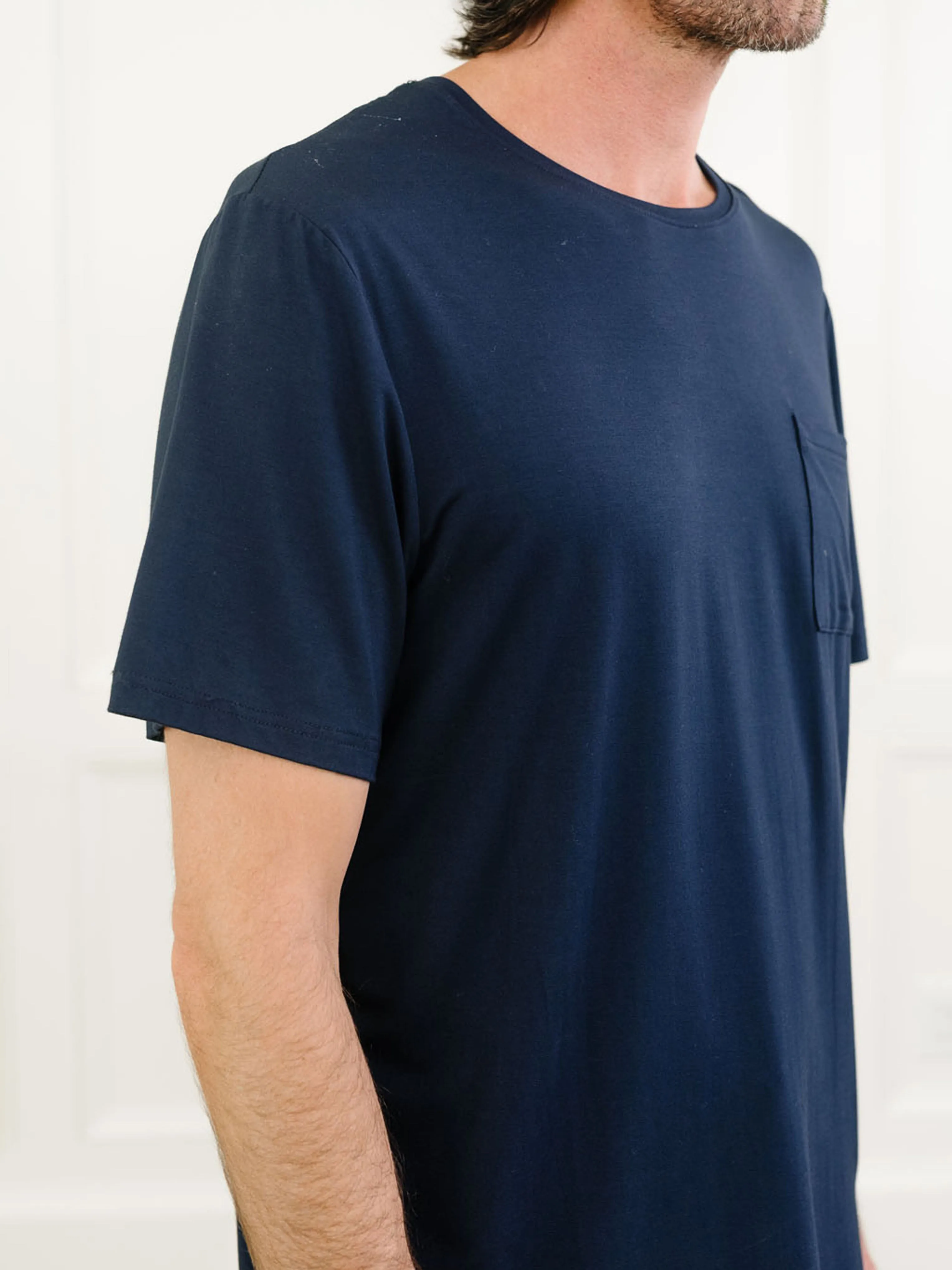 Men's Bamboo Stretch-Knit Lounge Tee