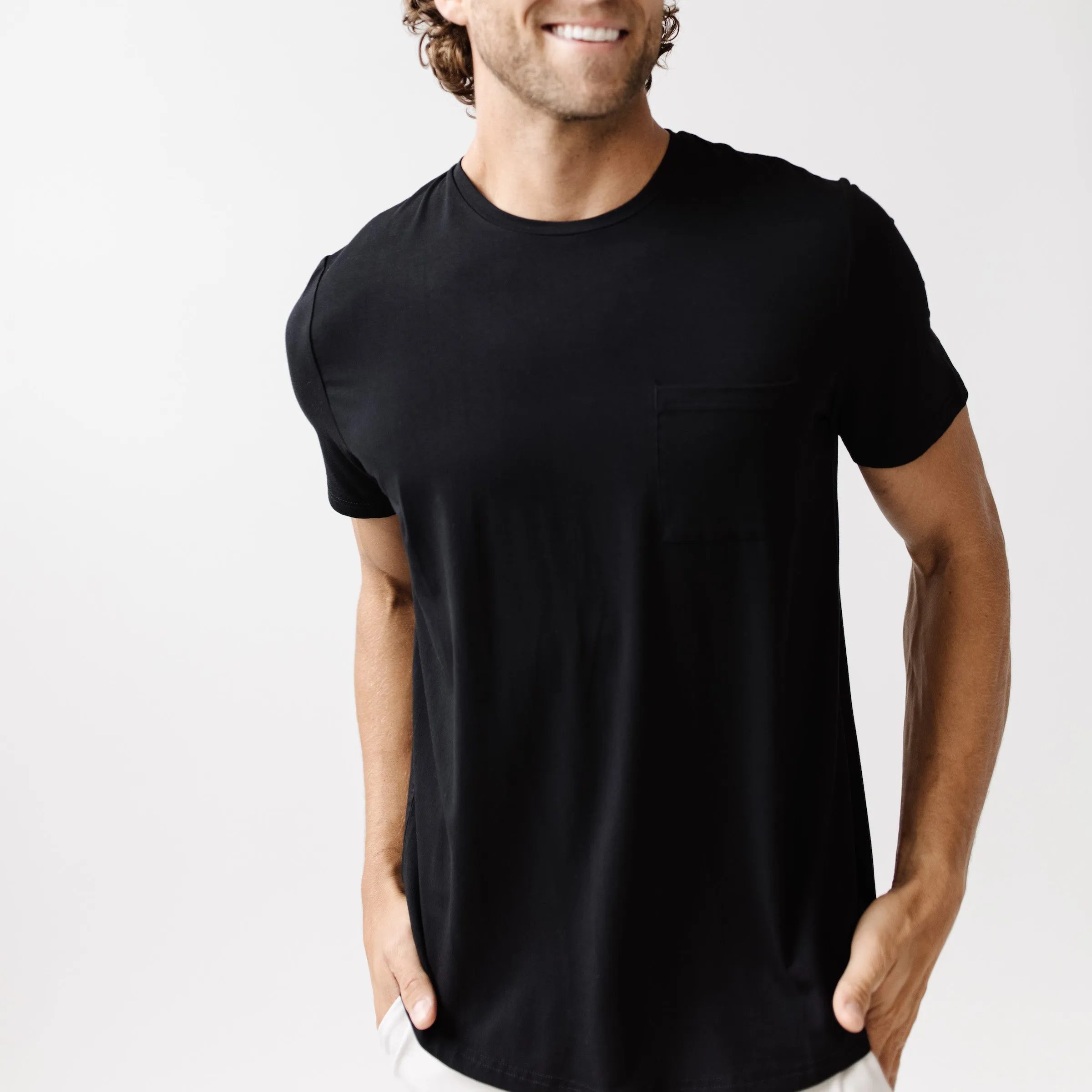 Men's Bamboo Stretch-Knit Lounge Tee