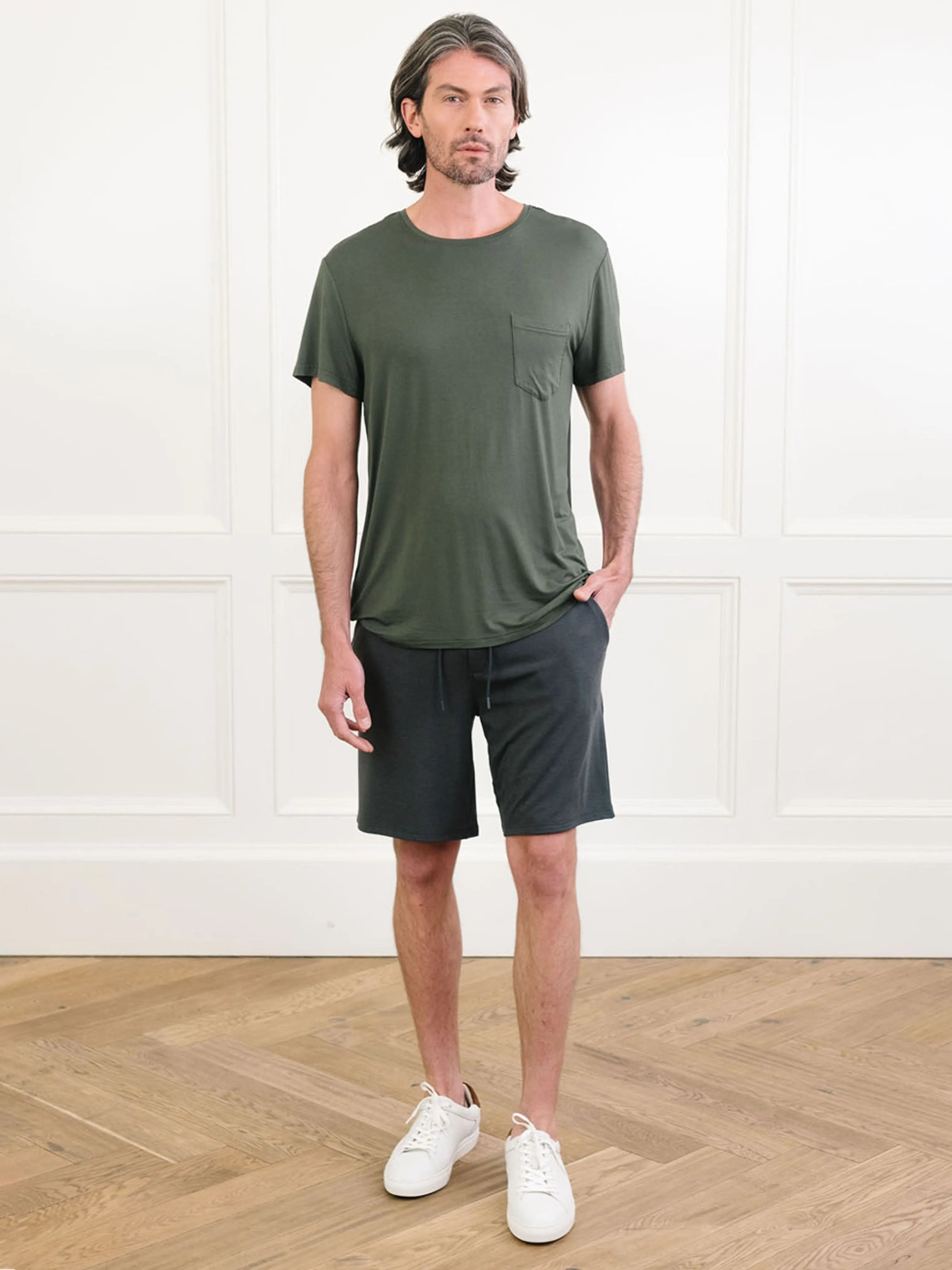 Men's Bamboo Stretch-Knit Lounge Tee