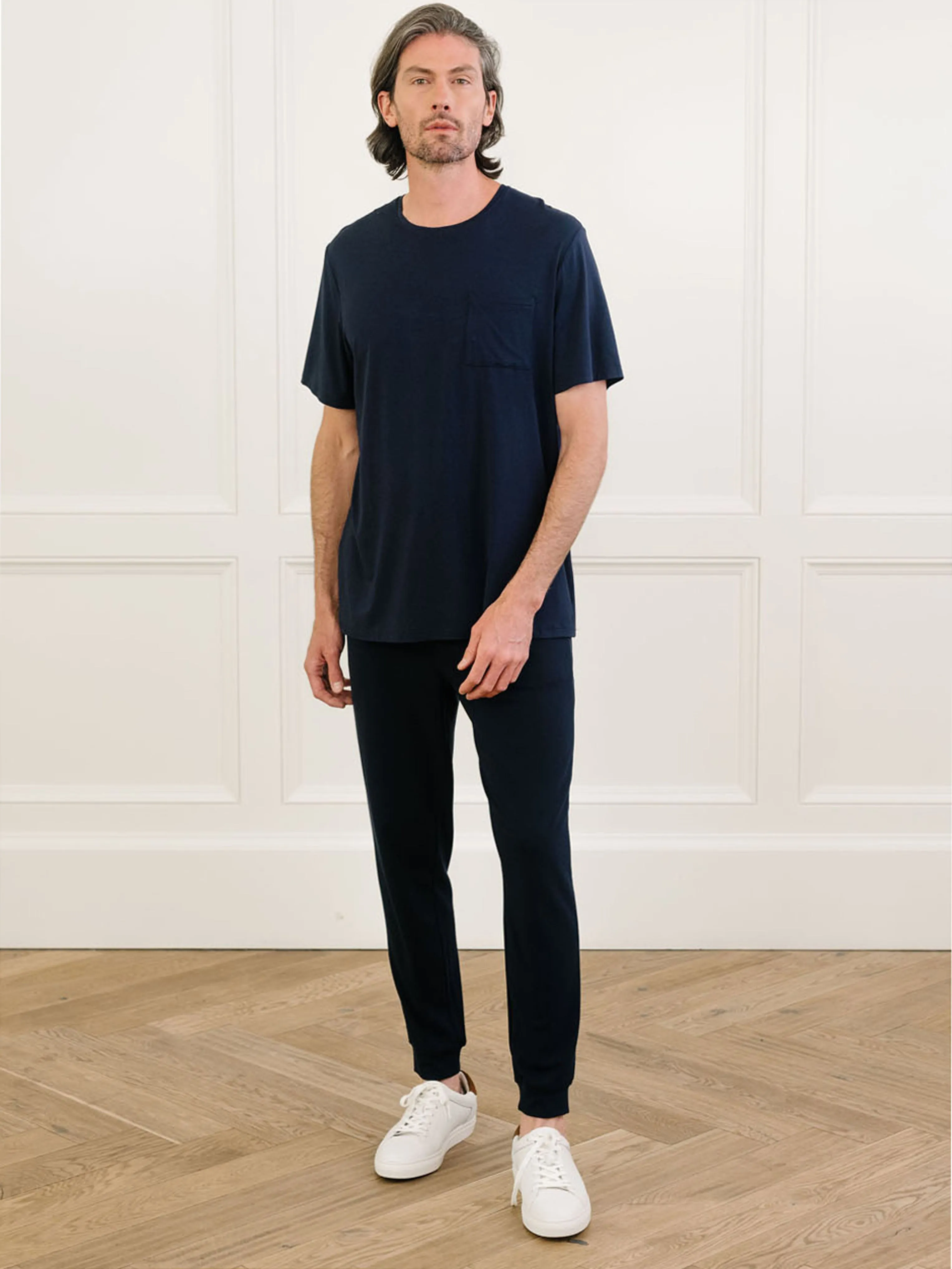 Men's Bamboo Stretch-Knit Lounge Tee