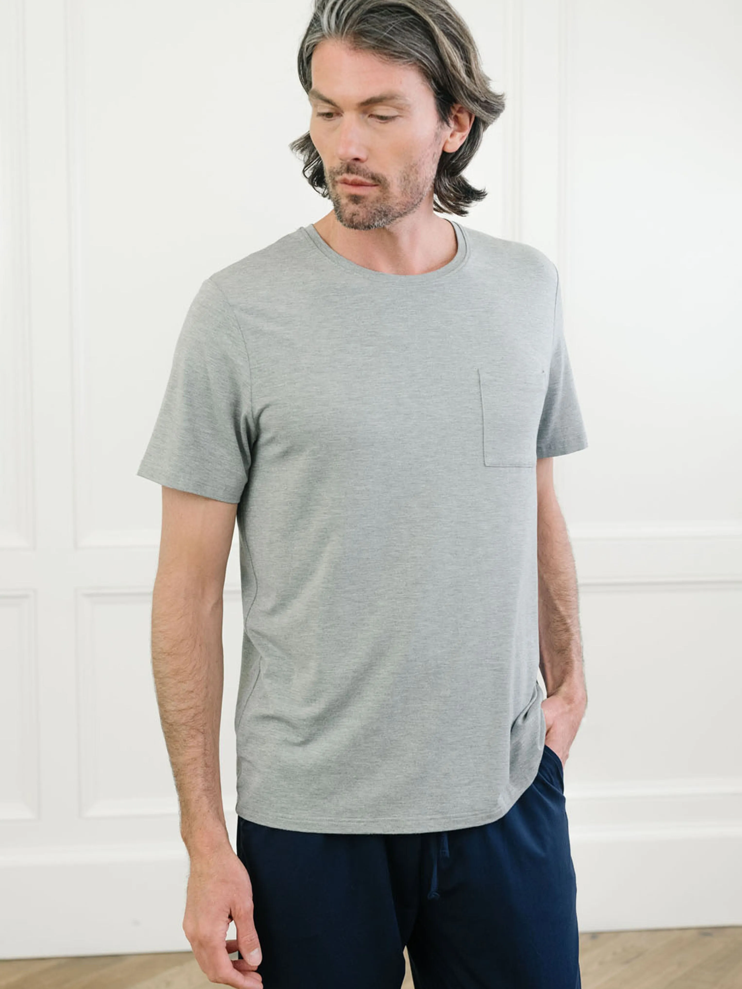 Men's Bamboo Stretch-Knit Lounge Tee