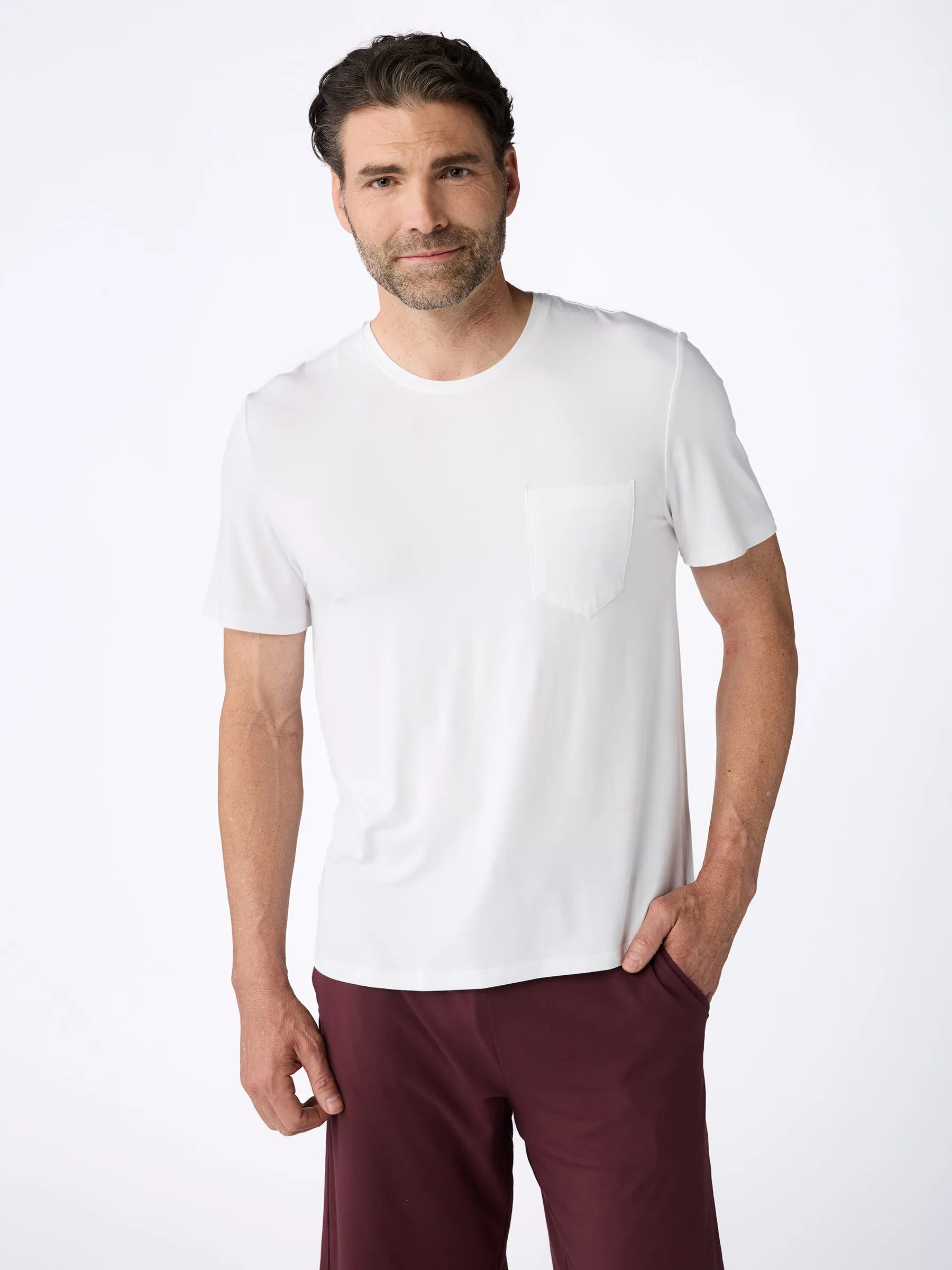 Men's Bamboo Stretch-Knit Lounge Tee