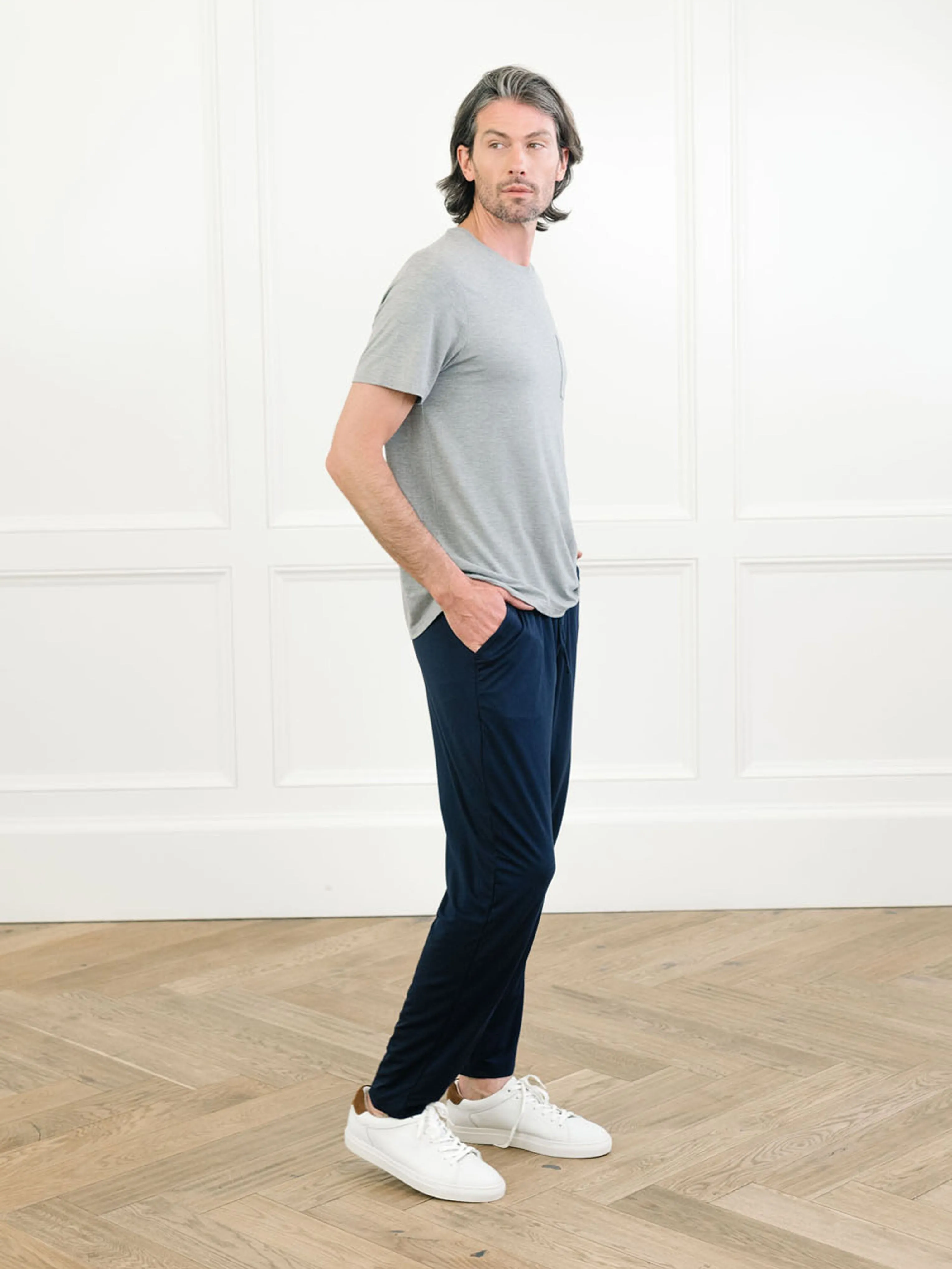 Men's Bamboo Stretch-Knit Lounge Tee