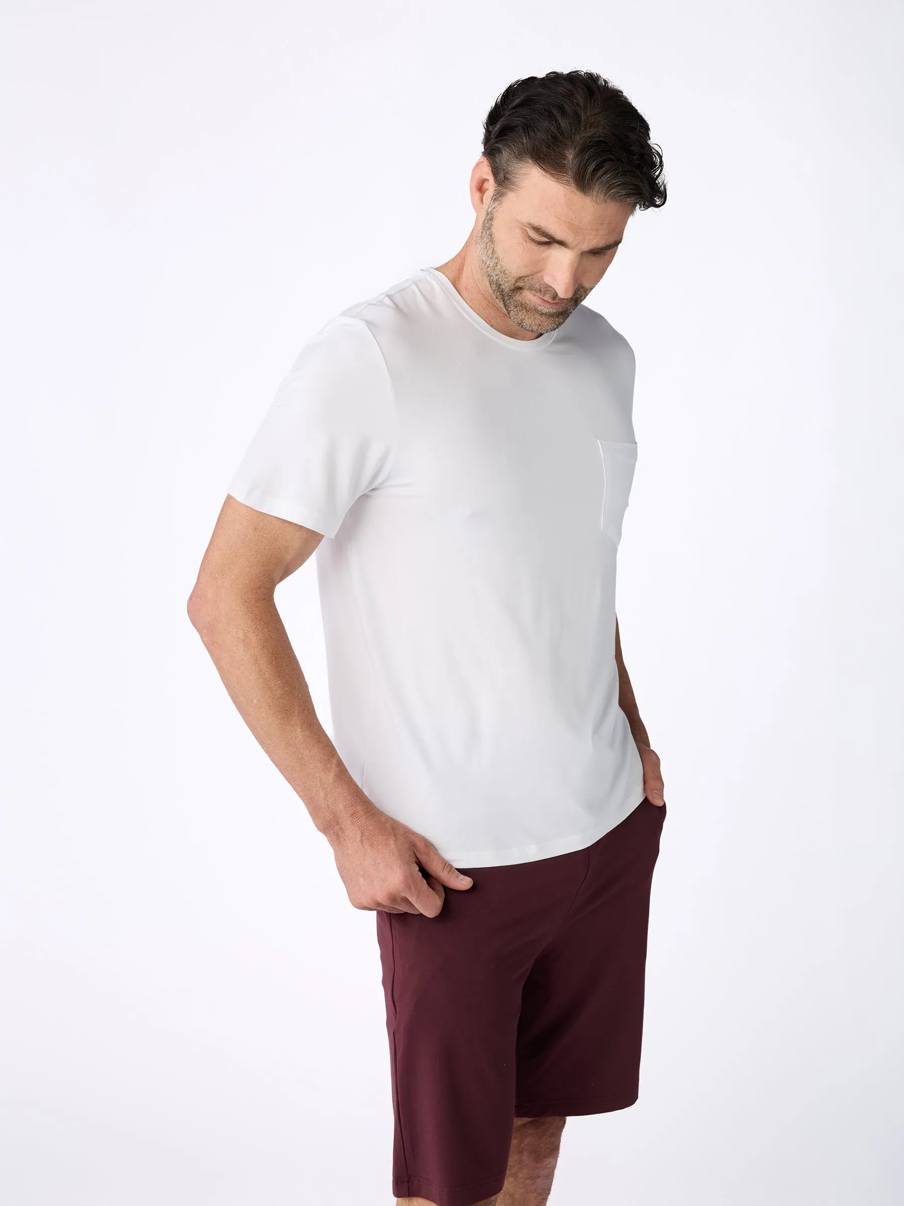 Men's Bamboo Stretch-Knit Lounge Tee
