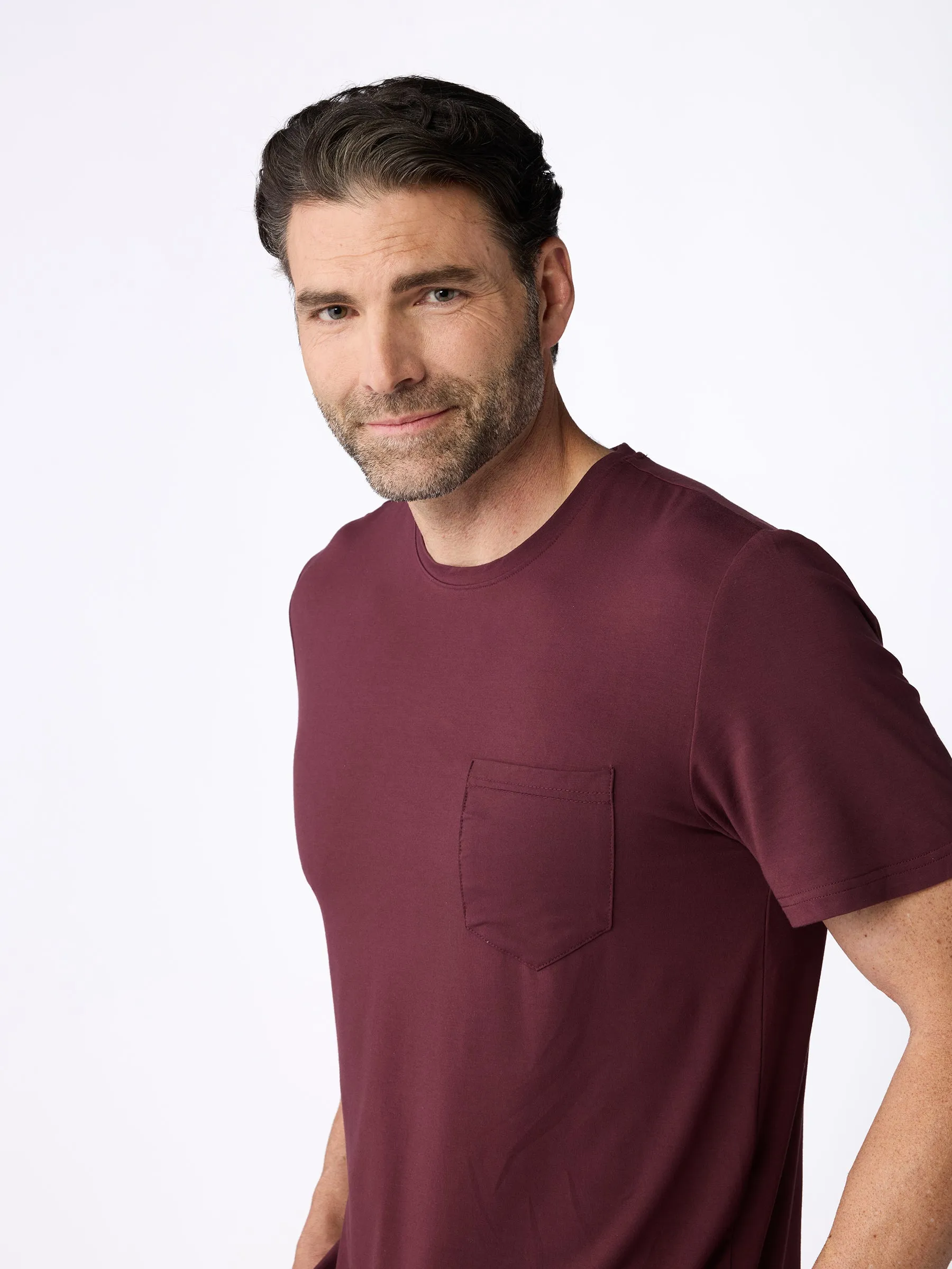 Men's Bamboo Stretch-Knit Lounge Tee