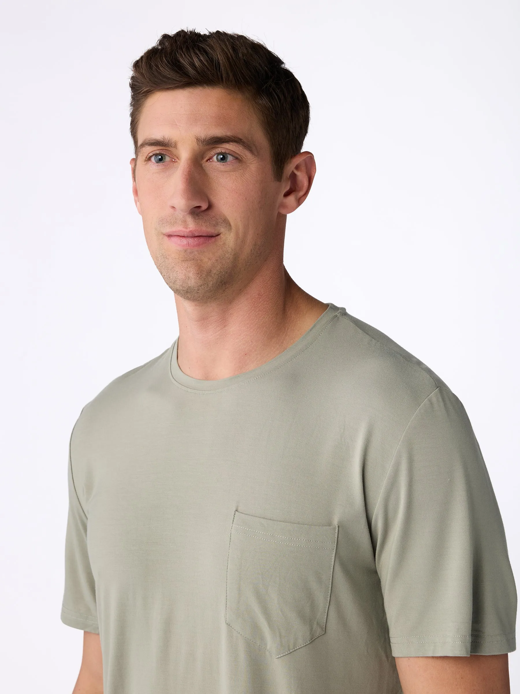Men's Bamboo Stretch-Knit Lounge Tee