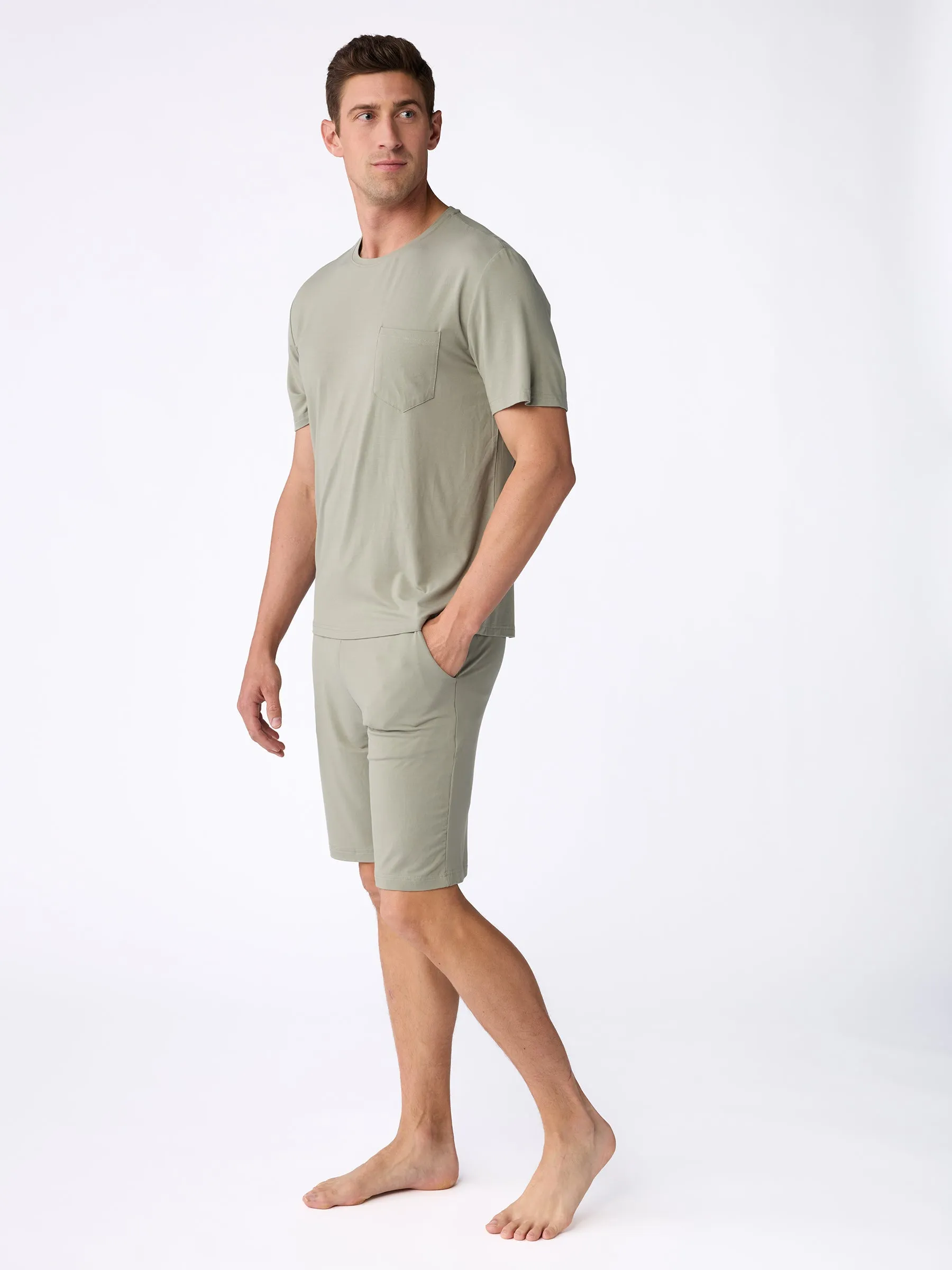 Men's Bamboo Stretch-Knit Lounge Tee