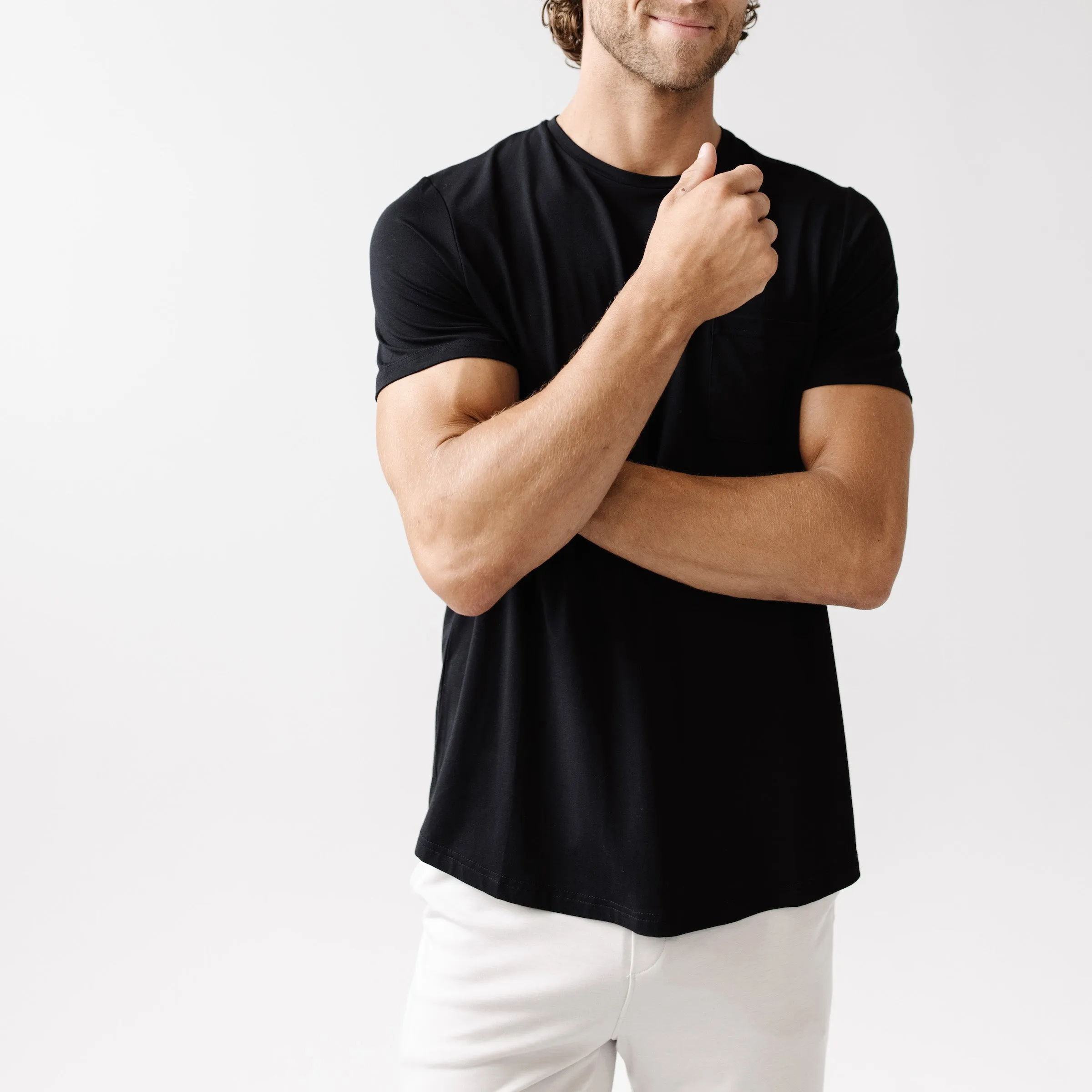 Men's Bamboo Stretch-Knit Lounge Tee