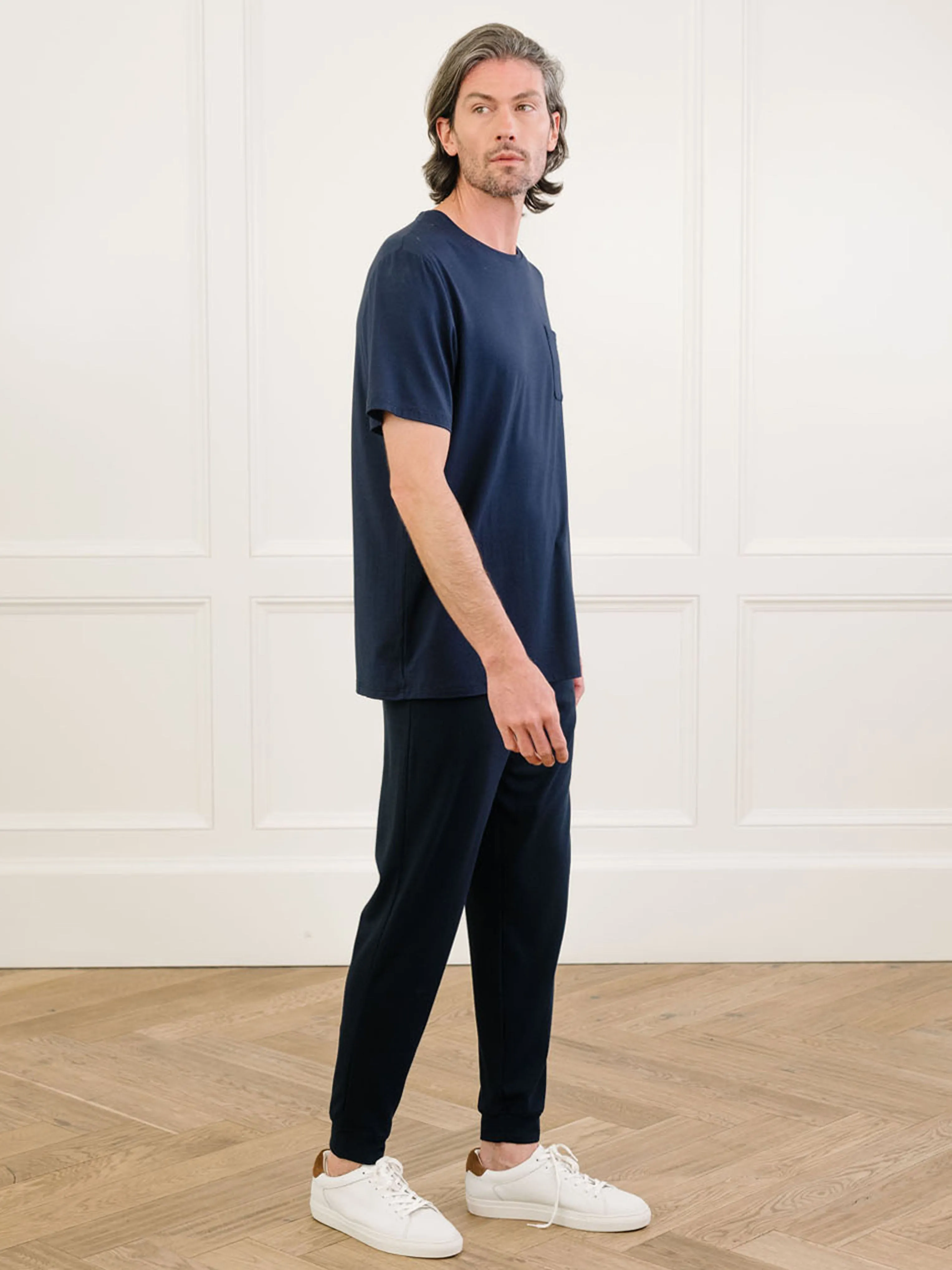 Men's Bamboo Stretch-Knit Lounge Tee
