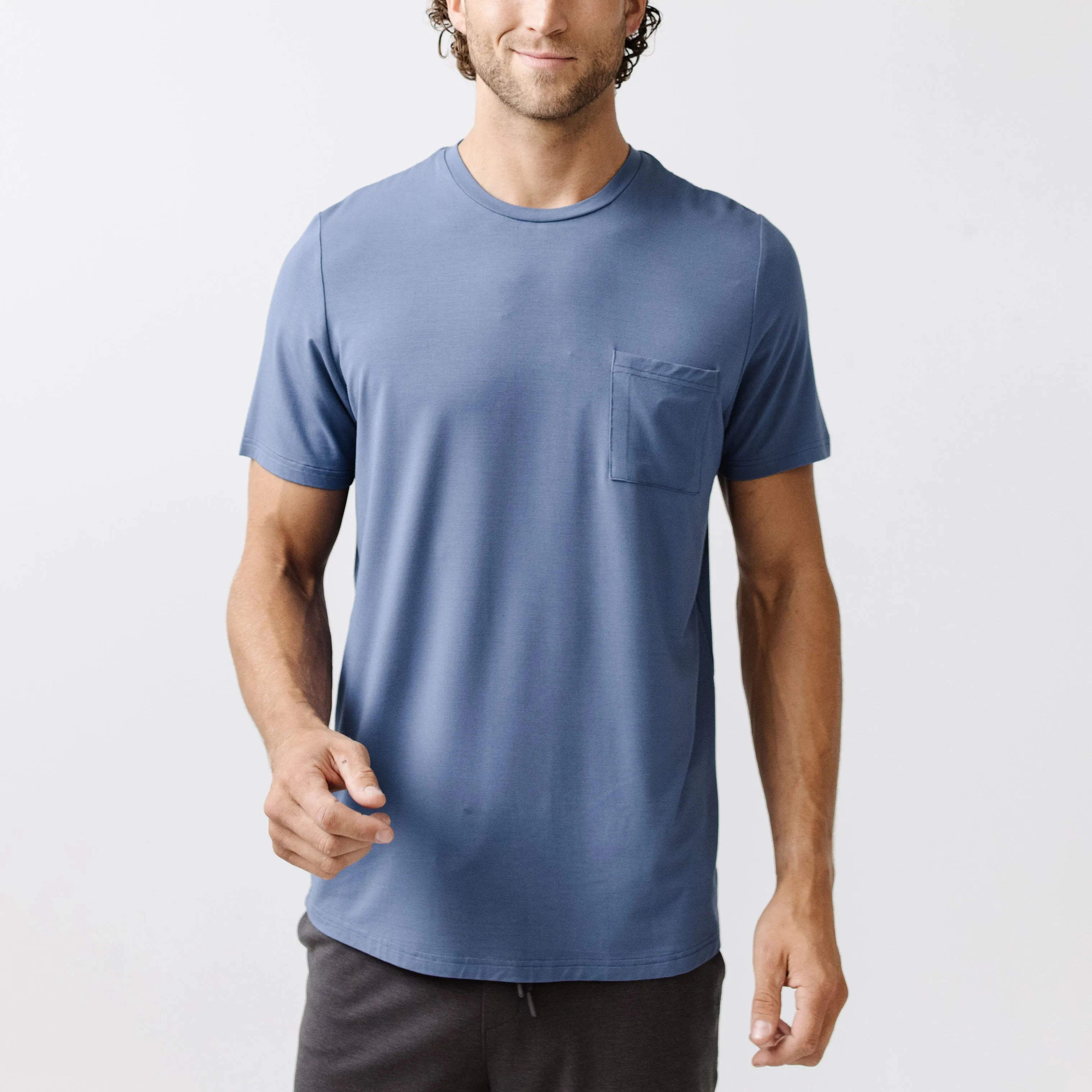 Men's Bamboo Stretch-Knit Lounge Tee