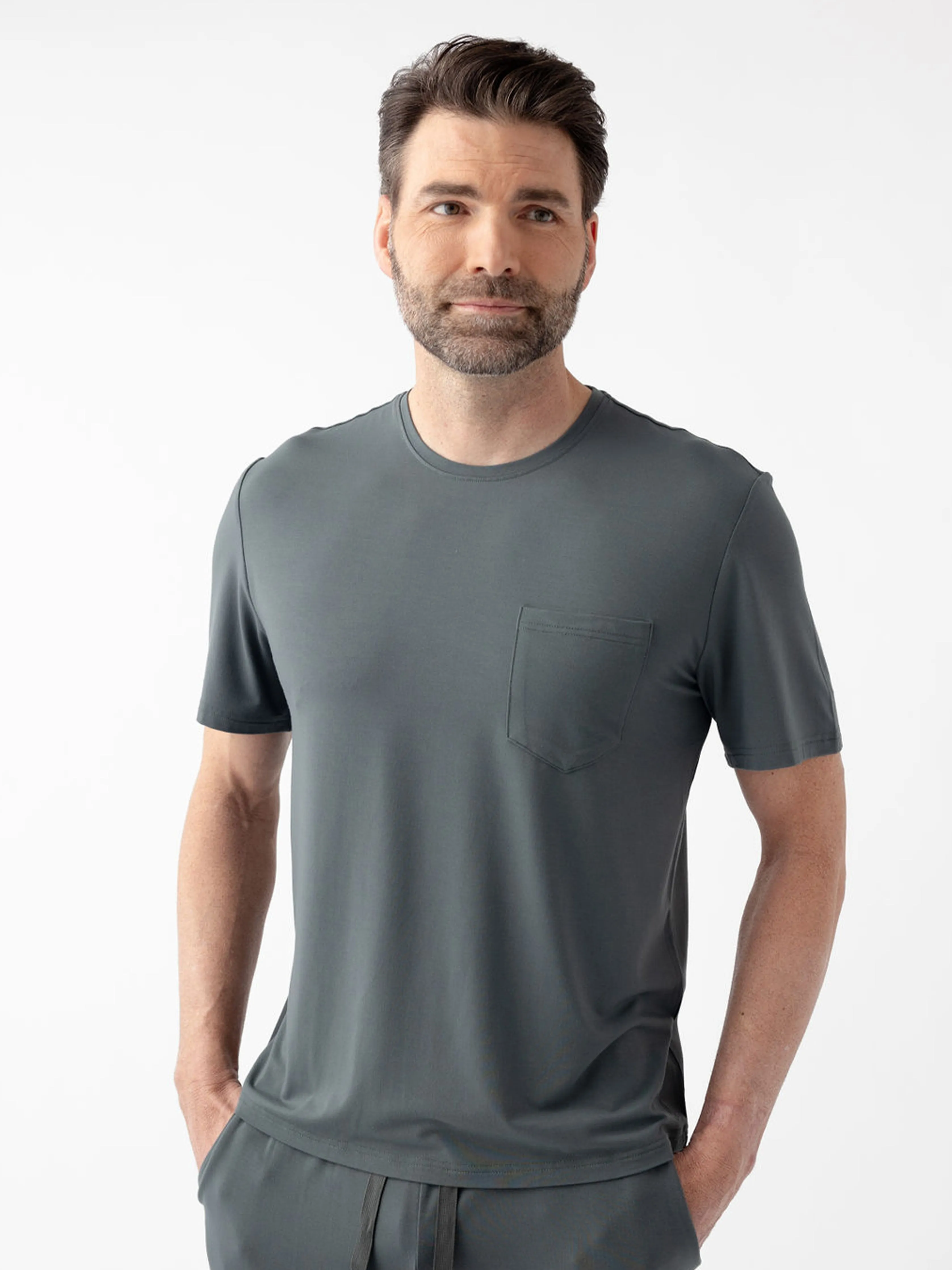 Men's Bamboo Stretch-Knit Lounge Tee