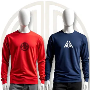 Men's Summer Long-Sleeve T-Shirts with AUA Logos | AUA&CO