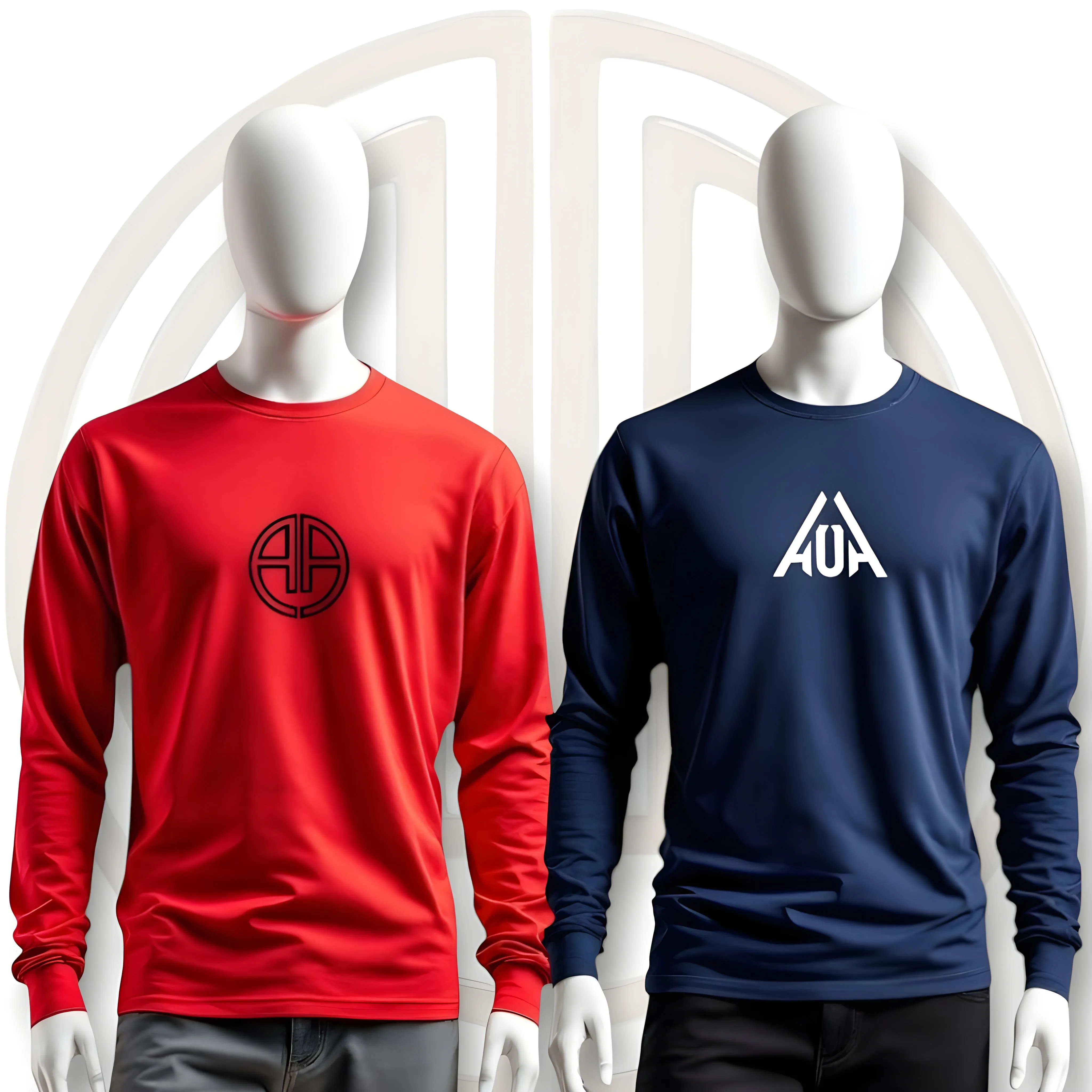 Men's Summer Long-Sleeve T-Shirts with AUA Logos | AUA&CO