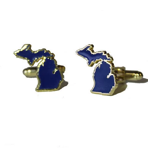Michigan Ann Arbor Gameday Cuff Links