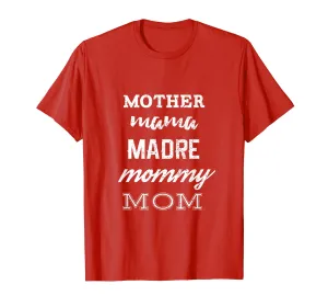 Mother Mama Madre Mommy Mom T-Shirt Vintage Look