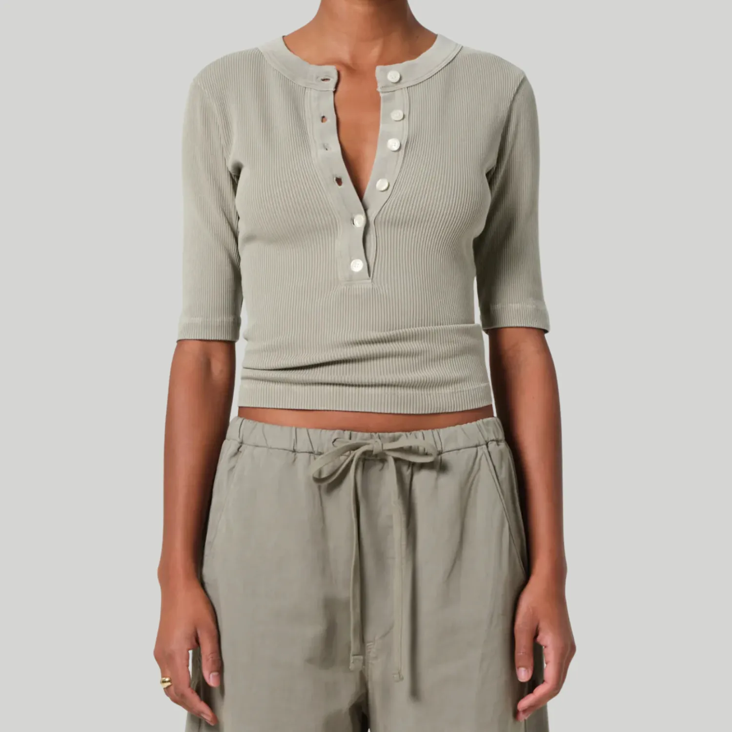 Nali Short Sleeve Henley