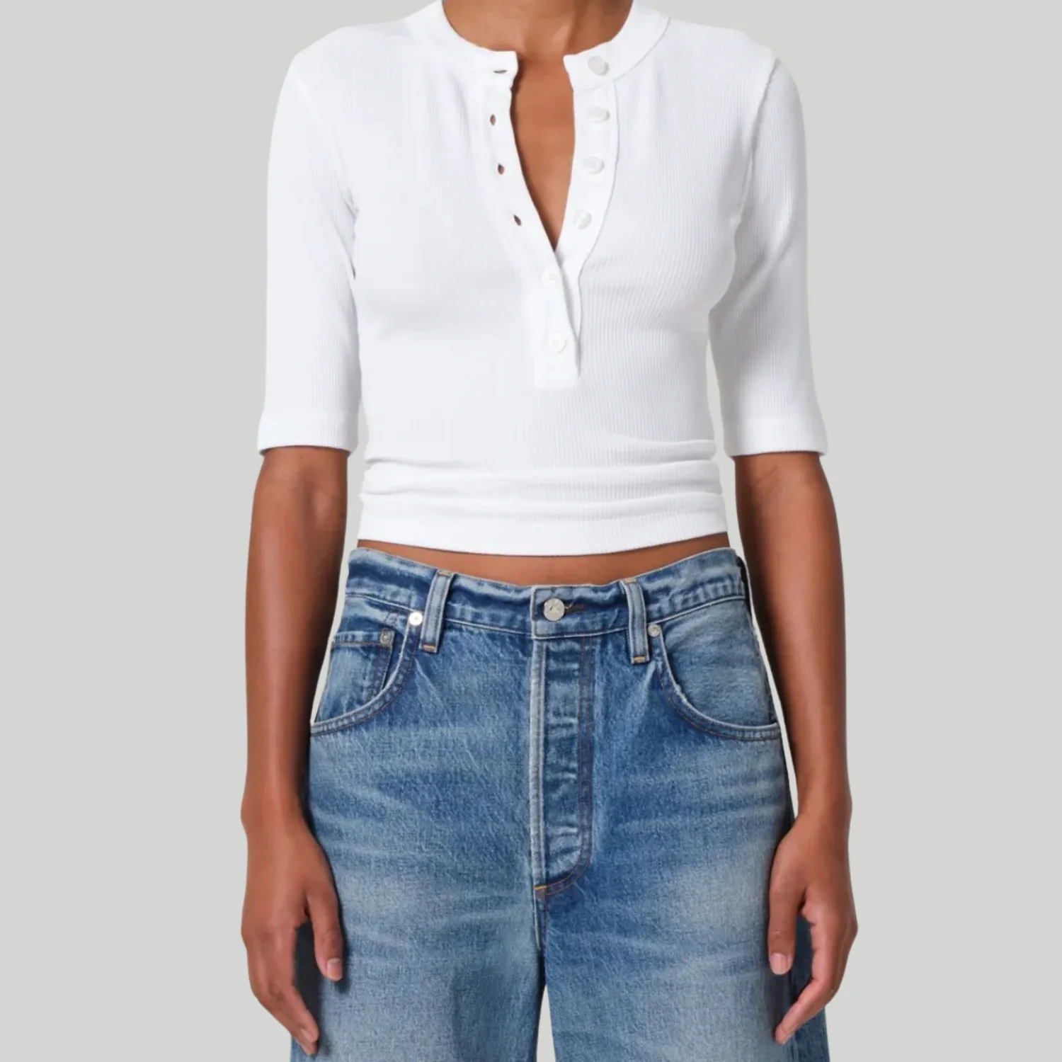 Nali Short Sleeve Henley