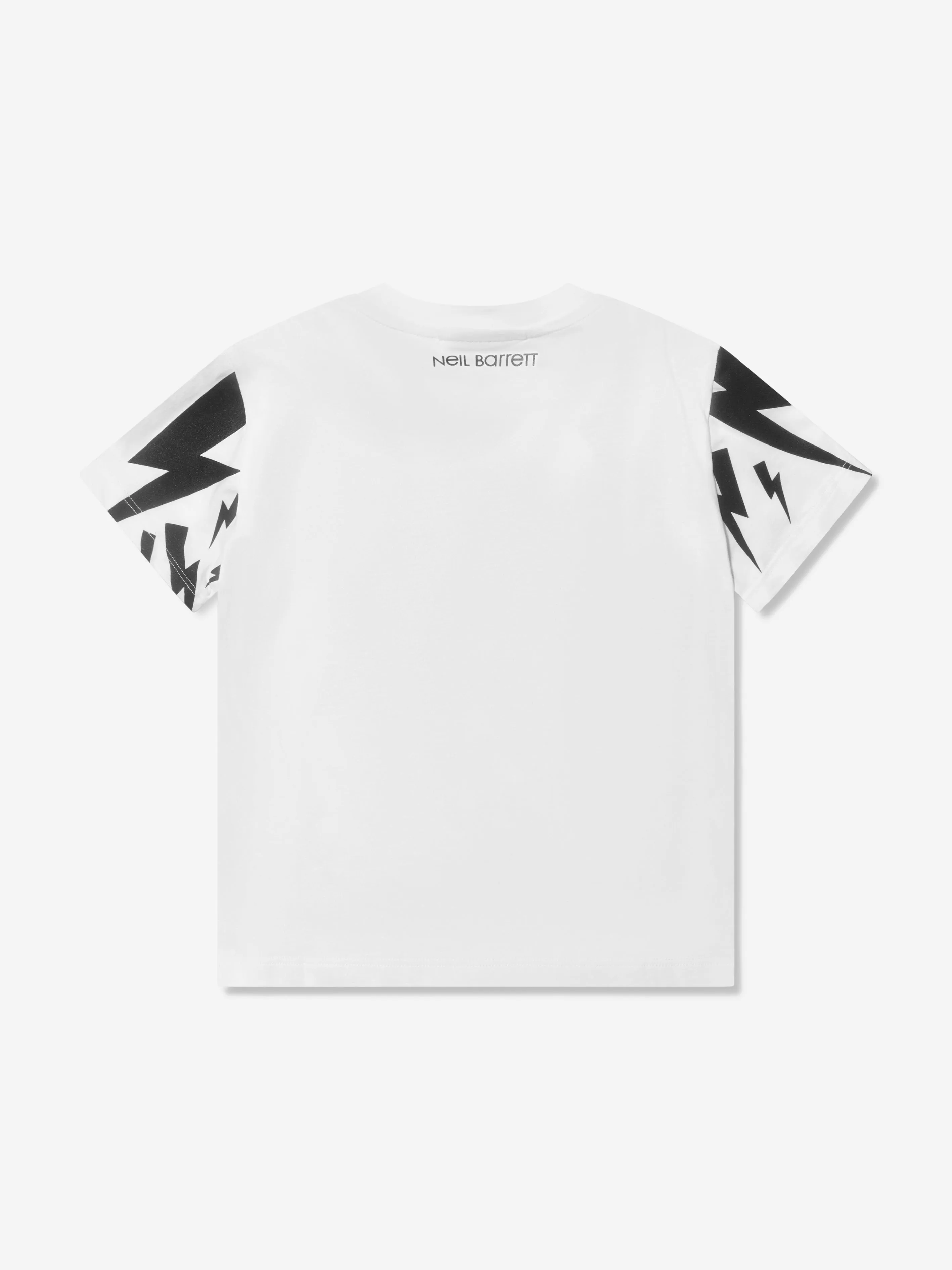 Neil Barrett Boys Lightning Bolt Print T-Shirt