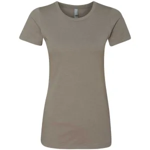 Next Level Women's Warm Gray CVC Crew Tee