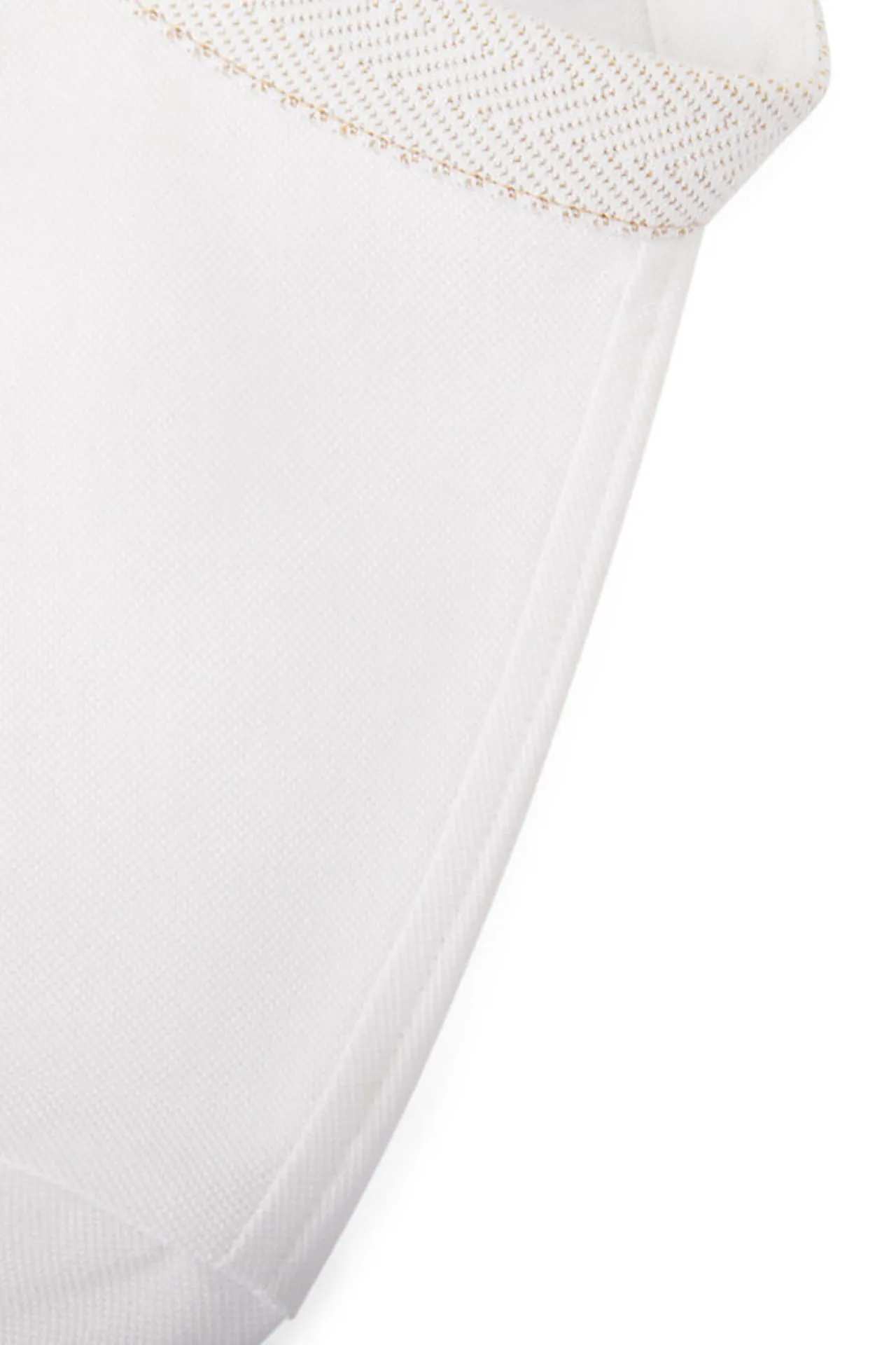 Non-Iron Pure Cotton Stand Collar Polo Tee