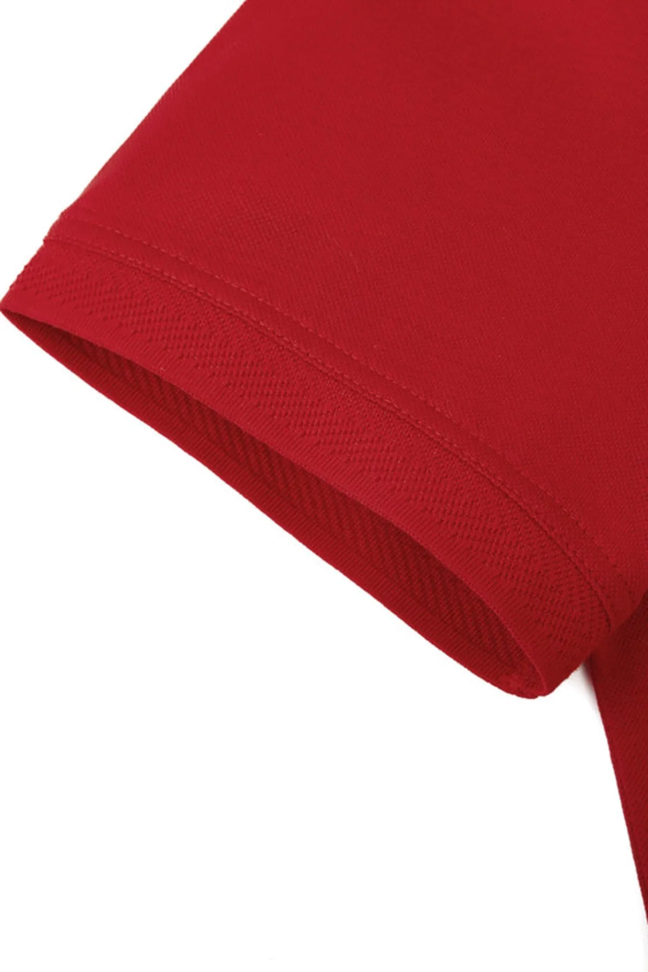 Non-Iron Pure Cotton Stand Collar Polo Tee