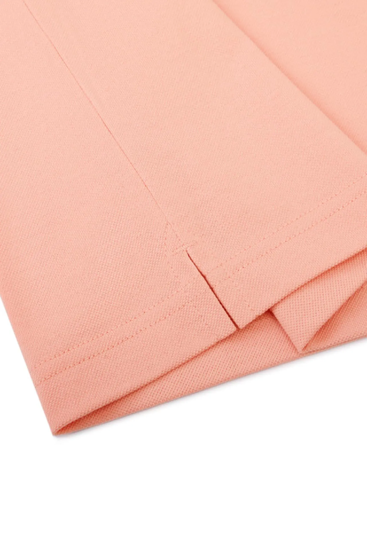 Non-Iron Pure Cotton Stand Collar Polo Tee