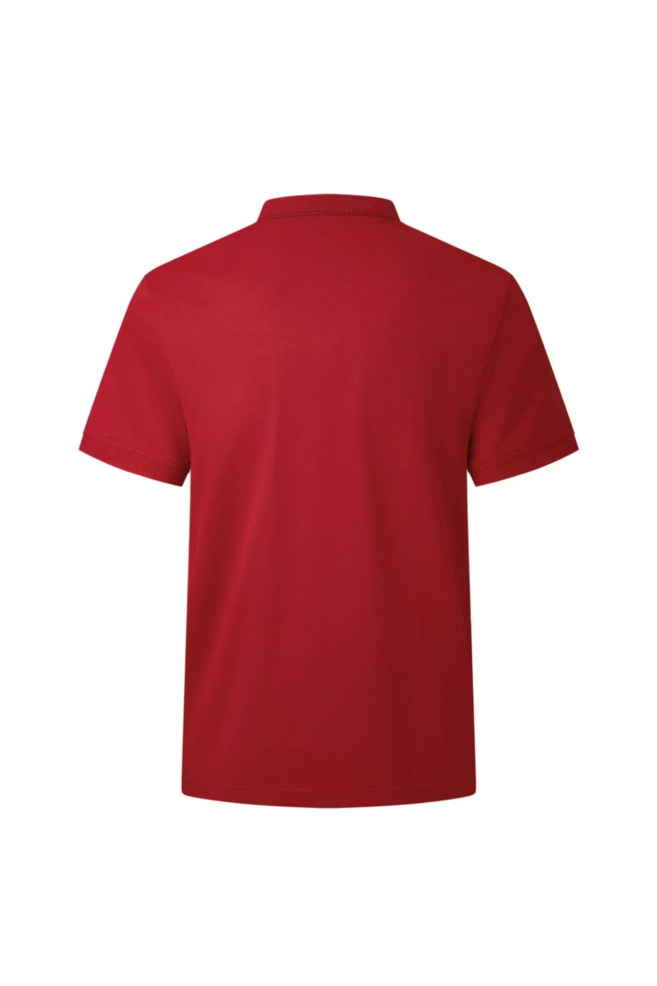 Non-Iron Pure Cotton Stand Collar Polo Tee