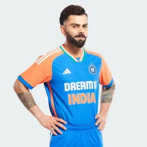 Official Adidas Team India Cricket T20 International Jersey