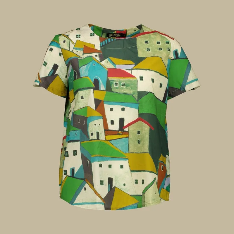 Olga de Polga Pueblito Green Top