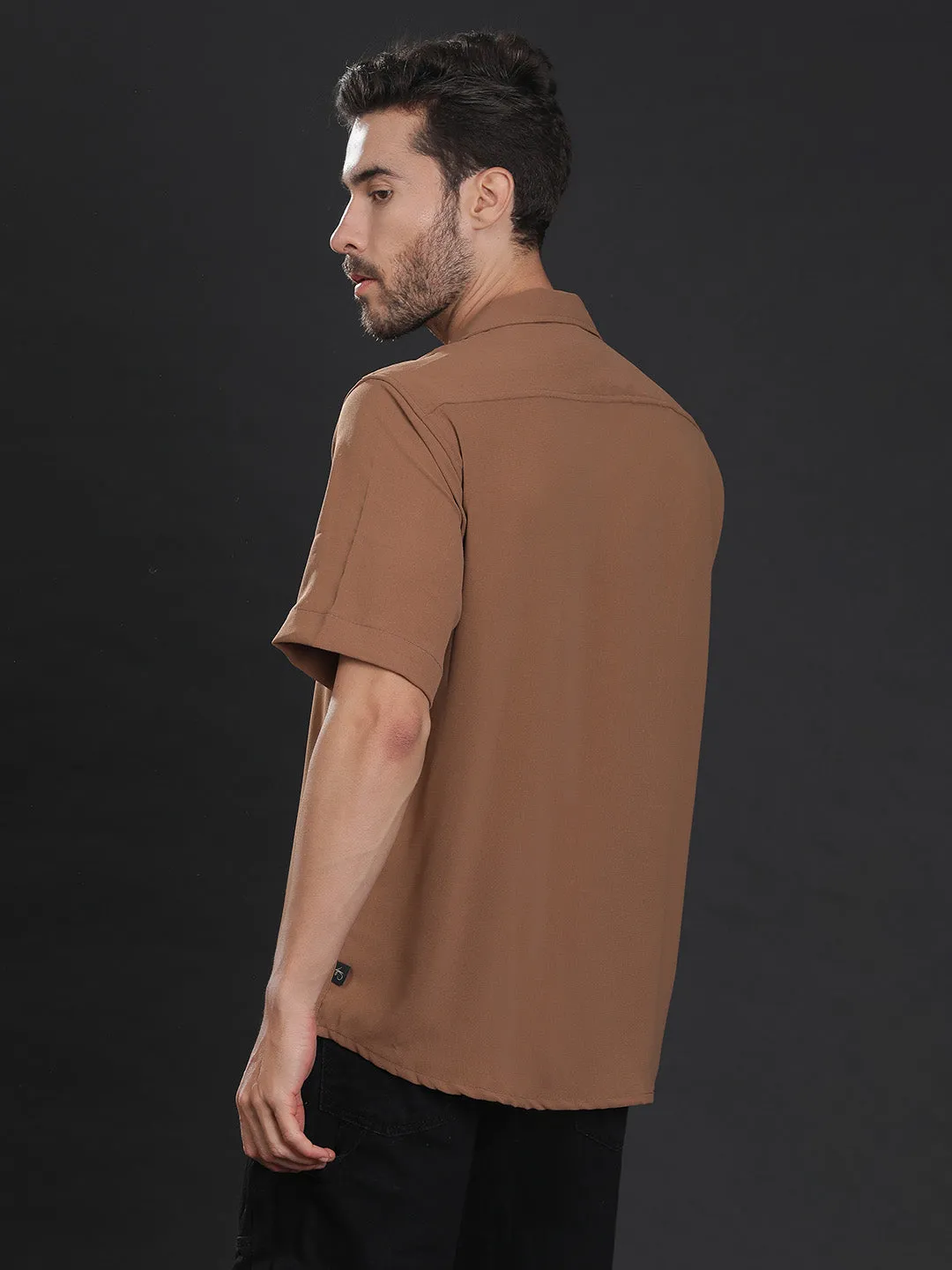 Oversized Cuban Collar Unisex Shirt