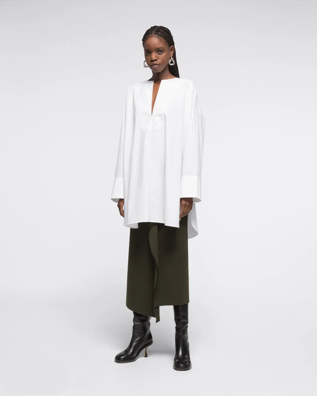 OVERSIZED SHIRT - WHITE