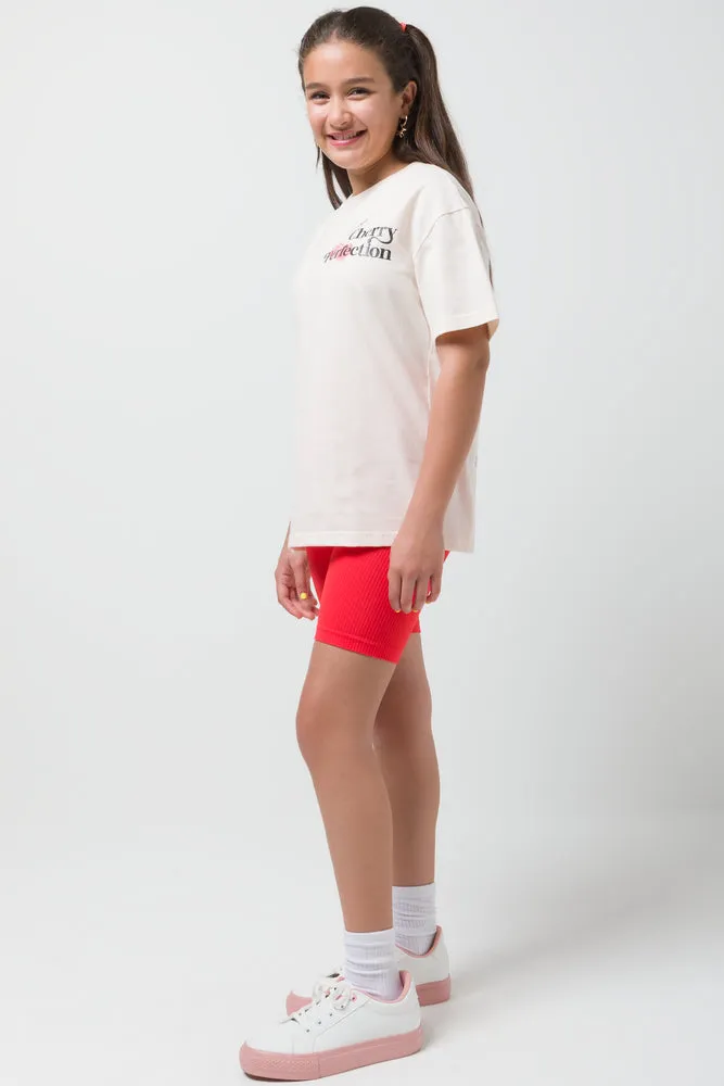 Oversized T-shirt Cherry Perfection Paste