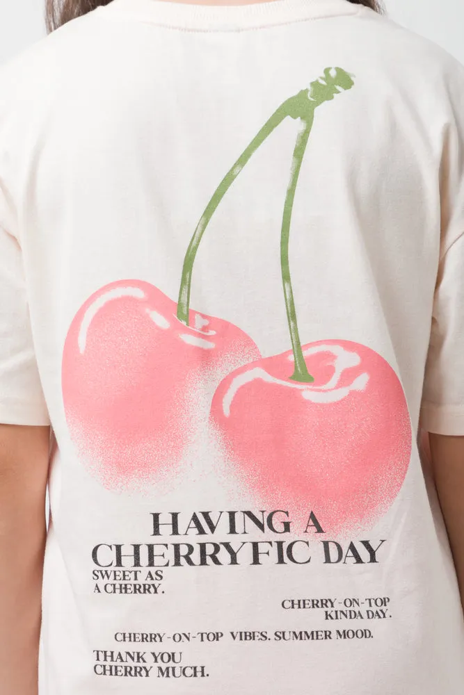Oversized T-shirt Cherry Perfection Paste