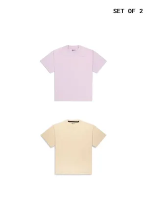 Pack of 2 Core T-shirts // Pastels