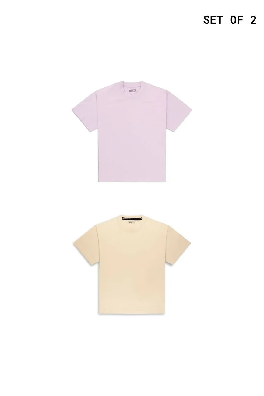 Pack of 2 Core T-shirts // Pastels
