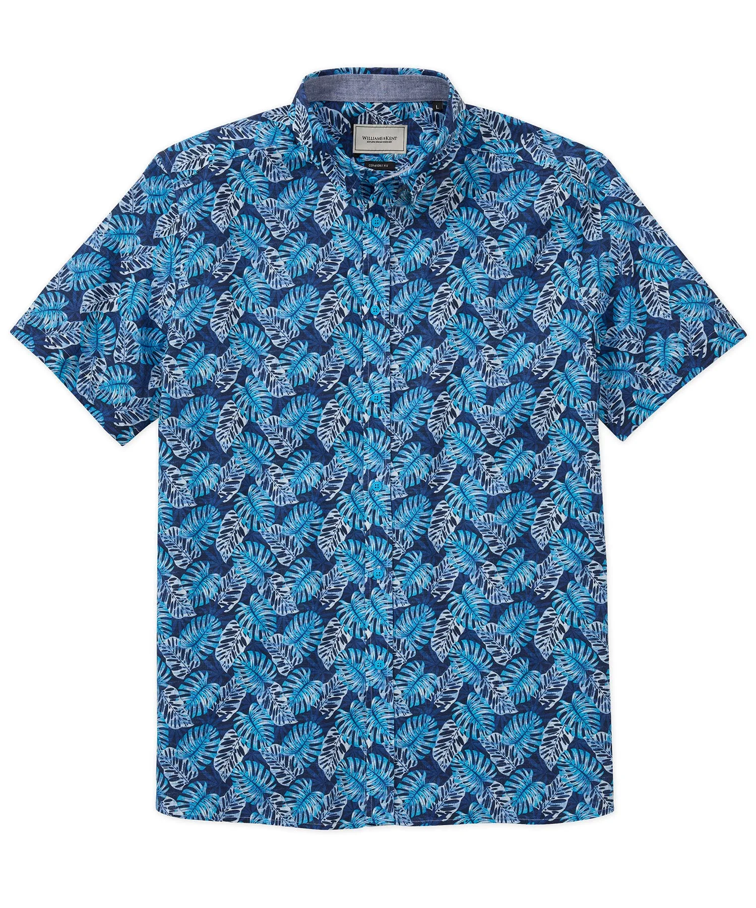 Palm Print Sport Shirt