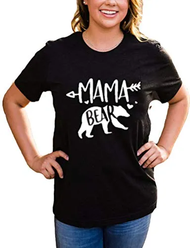 Papa Bear Mama Bear T-Shirts Matching Shirt for Mom & Dad