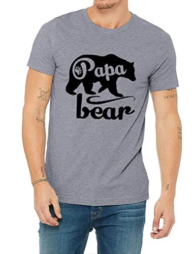 Papa Bear Mama Bear T-Shirts Matching Shirt for Mom & Dad