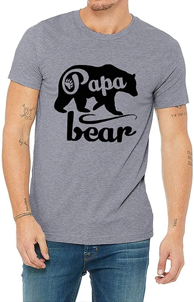 Papa Bear Mama Bear T-Shirts Matching Shirt for Mom & Dad