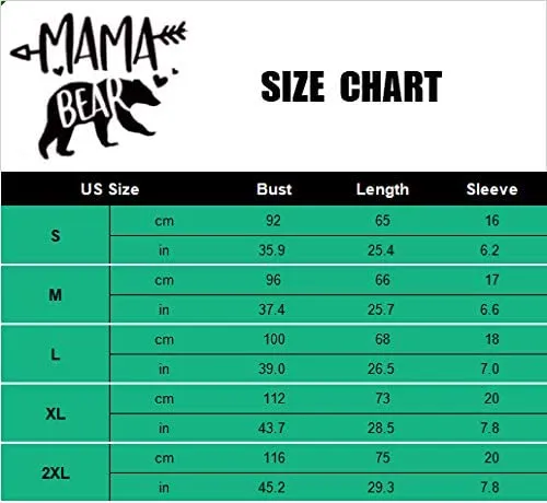 Papa Bear Mama Bear T-Shirts Matching Shirt for Mom & Dad